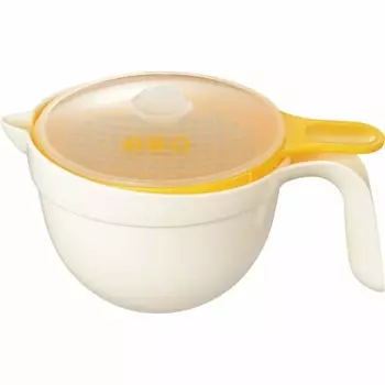 Wahei freiz (Wahei freiz) Draining, Chopping, Measuring, Microwave OK, Egg Preparation Ball, For Preparing Egg Dishes, For Making Lunch Boxes, Kitchen