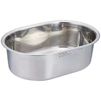 Wahei freiz (Wahei freiz) Washing tub with rubber feet Oval type Small Washing with water Soaking and washing SUI Gut SUI-6050