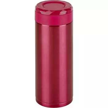 Wahei Freiz Water Bottle Easy to Wash Stainless Steel Mug 600ml Red Vacuum Insulated Bottle Fortec Thirsty Thermal/Cold RH-1603