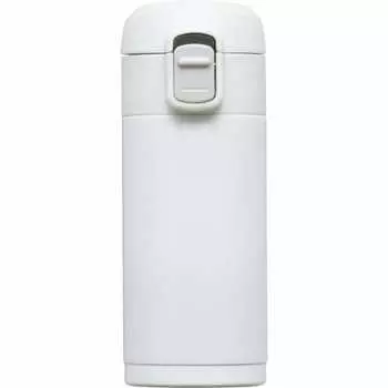 Wahei Freiz Water Bottle, Mug Bottle, 200ml, White, One-Touch Stopper, Antibacterial, Vacuum Insulated Bottle, Heat Retention, Cold Insulation, Omit R