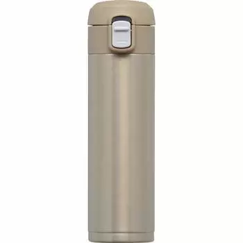 Wahei Freiz Water Bottle Mug Bottle 300ml Gold Stopper Antibacterial Vacuum Insulated Bottle Thermal Insulation Omit One-touch RH-1513