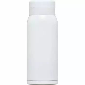 Wahei Freiz Water Bottle Mug Bottle 350ml White Antibacterial Vacuum Insulated Structure Heat Retention Cold Retention Plain Omit RH-1500