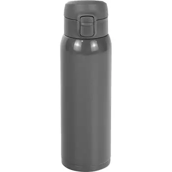 Wahei Freiz Water Bottle Mug Bottle 500ml Gray Stopper Vacuum Insulated Bottle One-touch Thermal/Cold RH-1675