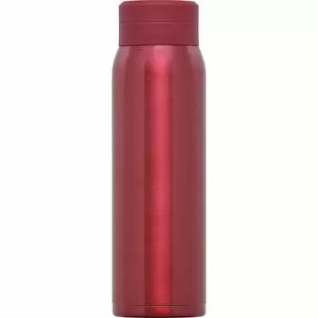 Wahei Freiz Water Bottle Mug Bottle 500ml Red Antibacterial Vacuum Insulated Structure Plain Omit Warm/Cold RH-1504