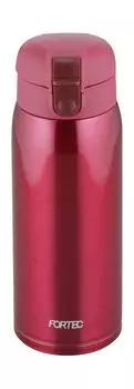 Wahei Freiz Water Bottle Mug Bottle 600ml Red Stopper Vacuum Insulated Bottle My Bottle One-touch Thermal/Cold RH-1272