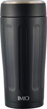 Wahei Freiz Water Bottle Tumbler 360ml Black Vacuum Insulated Bottle My Bottle Adults with Lid Thermal/Cold IM-0002 чёрный