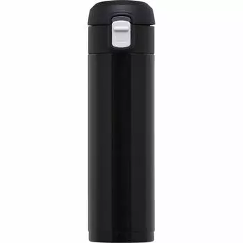Wahei Freiz Water Mug Vacuum Insulated Heat Cold Omit Bottle, Bottle, 300ml, Black, One-Touch Stopper, Antibacterial, Bottle, Retention, Insulation,