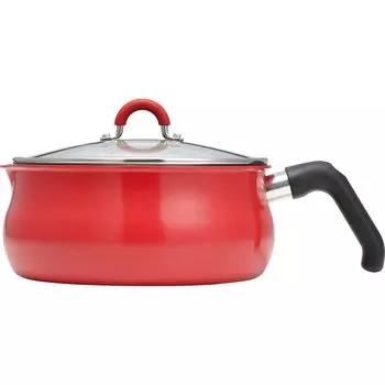 Wahei Freize frying pan L Red 7 functions in 1 Bake Fried Simmer Cook Boil Boil Compatible Two Mey Pot-like Multi-pan Stir-Fry IH/Gas RB-2572