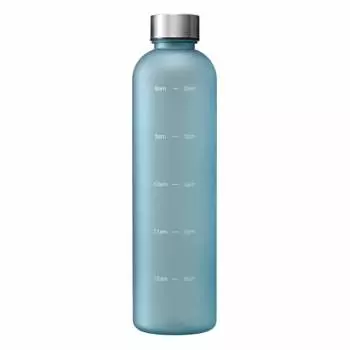 Wahei Phrase Reminder Bottle 1L Blue Time Marker BPA Free RH-1652