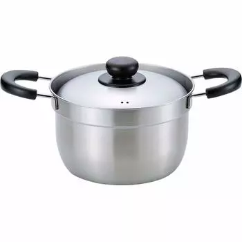 Wahei Phrases Tsubame Sanjo A carefully crafted tool created by rim that prevents pot IH compatible Takumiya craftsmen.Deep spillage.Double-handled