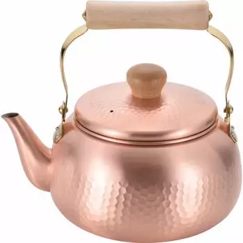 Wahei Phrases Tsubame Sanjo Чистый медный чайник Только для газового огня Соответствующая емкость Быстро закипает Антибактериальный эффект Сделано в Японии Chitose Chitose