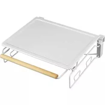 Wahei Phrases Вспомогательный стол Складной держатель для мусорных мешков Подставка для посуды Вешалка для полотенец Крючковый тип Кухонный поплавок для хранения RG-0451