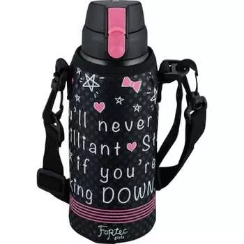 Wahei Phrases Water Bottle, Direct Drinking, Cold Storage Only, 600ml Star, Vacuum Insulated Bottle, Children, Elementary School Students, Boys, Girls