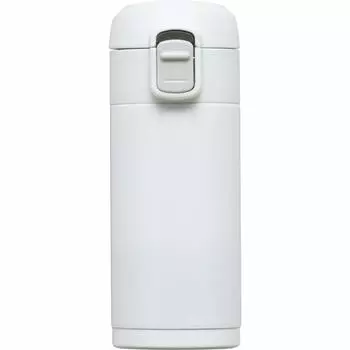 Wahei Phrases Water Mug Vacuum Insulated Heat Cold Omit Bottle, Bottle, 200ml, White, One-Touch Stopper, Antibacterial, Bottle, Retention, Insulation,
