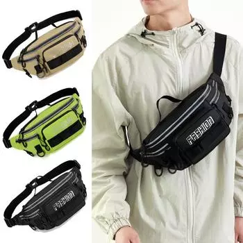Сумка на пояс для мужчин, сумка через плечо для верховой езды, женская, водоотталкивающая, спортивная, через плечо хаки