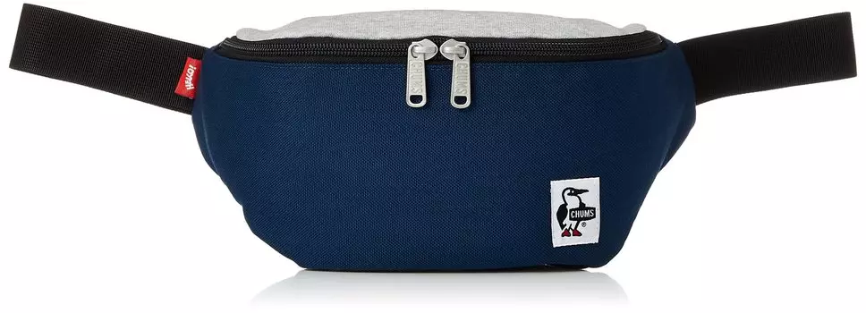 Waist Bag Mini Waist Bag Sweat Nylon Gray Free Size [CHUMS]