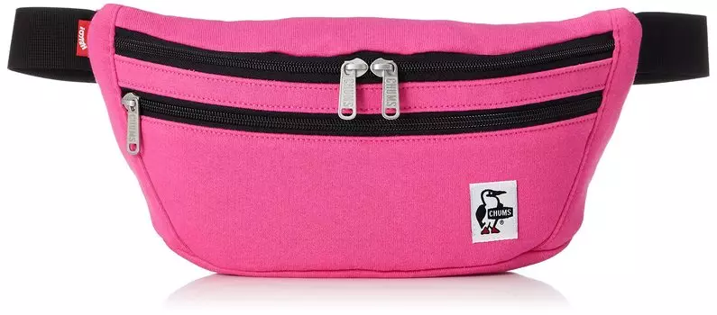 Waist Bag Small Fanny Pack Sweat Red [Chums]