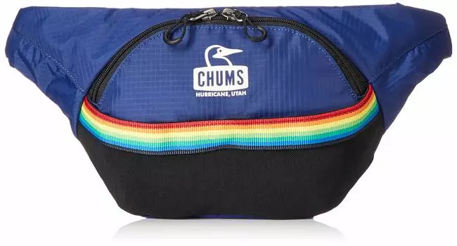 Waist Bag Spring Dale Fanny Pack [Chums] Navy/Rainbow