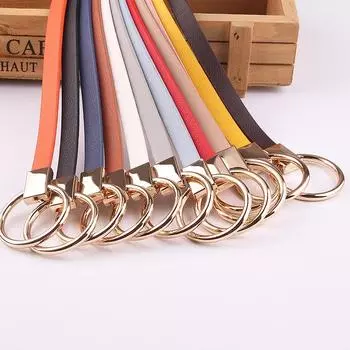 Waist Belts Beautiful Round Wedding 1PC Women Party Comfortable Adjustable Leather Skirt Candy Colors Graceful Seaside Sweater PU Thin Accessories верблюд
