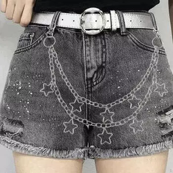 Waist Chain Fashion Pants for Handbag Keys Bicycle Trouser Purse Men Women