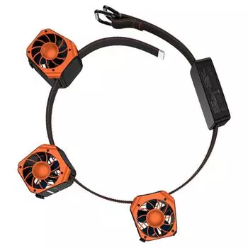 Waist Fan USB Rechargeable Belt Fan 12000mAh Shirt Travel Fan for Outdoor Sports