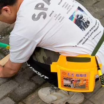 Waist Pocket Plastic Nail Box Thickened Nylon Waistband Nail Waist Pocket Woodworking Tool Box Box orange-Style 1