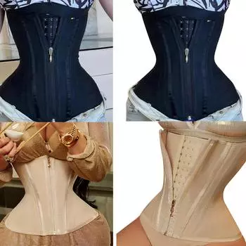 Waist Trainer Корректирующее белье Женские корсеты под грудью Tummy Control Body Shaper Утягивающее утягивающее покрытие Tummy Top Утягивающие корсеты S чёрный