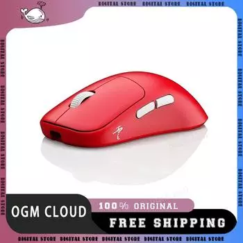 Waizowl Ogm Cloud Mosue Tri Mode Wireless Bluetooth Легкая эргономичная мышь Paw3395 для киберспорта, аксессуар для компьютера, подарок