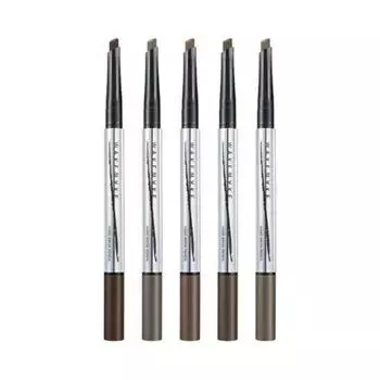 Wake Make Hard Brow Pencil 0.1g 1+1 set, 03 natural brown, 1 set