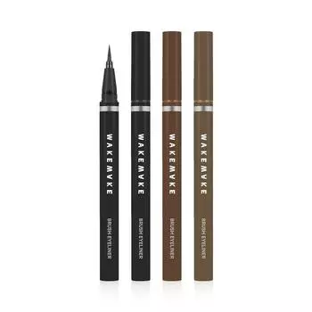 Wake Make Iron Wall Brush Eyeliner, No. 03 Dark Brown, 1 pc.