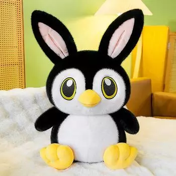 Wake Up Penguin Doll Doll Girl Cute Little Penguin Plush Doll Birthday Gift 35cm0.55kg