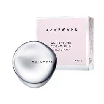 WAKEMAKE Бархатная подушка с водным покрытием #19 Porcelain