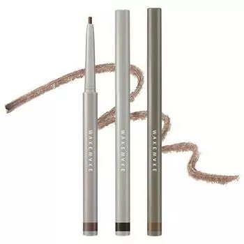 WAKEMAKE Карандаш-лайнер из натурального ясеня #01 Sanded Black