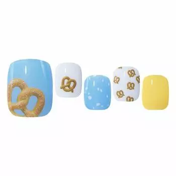 WAKEMAKE MachiReal Gel Pedi [Easy Fit] Your Naked Cheese Collection #01 Голая сырная тарелка-крендель