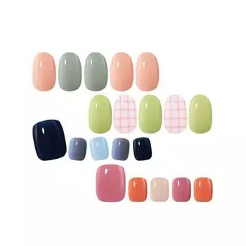 WAKEMAKE March Real Gel Nail/Pedi [Perfect Fit] 30 видов на выбор 02 Beach Wedding