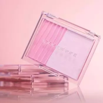 Wakemake [new] Wakemake Sheer Laying Dual Blusher 5color 02 Fairy