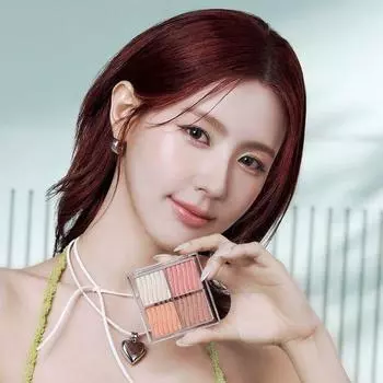 WAKEMAKE Палитра хайлайтеров Glow Contouring 2COLOR 01 Warm Glow