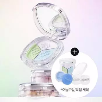 Wakemake [Подарок с кистью] Wakemake Stay Fixer Multi Color Powder 3Color Brush Project [Проект с кистью] 01 Fail Clear