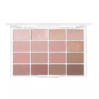 Wakemake soft blurring eye palette 14 COLOR, 5 muted coral blurring, 1 piece