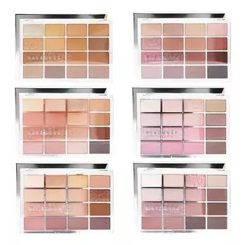 Wakemake soft blurring eye palette 16 14g, vanilla blurring, 1 piece