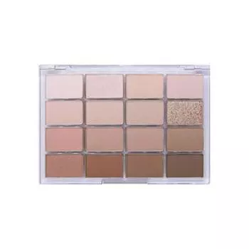 Палитра теней для век Wakemake soft blurring 16 штук 14 г, 5 шт.. приглушенный коралловый размытие, 1 шт.