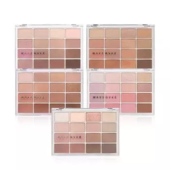 Wakemake Soft Blurring Eye Palette, No. 19 Blue Sand Blurring, 1 piece