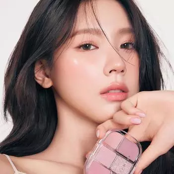 [WAKEMAKE] Мягкая прозрачная мультипалетка (02 Ленивая Роза) 6,4 г