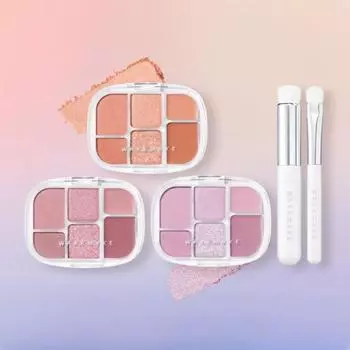Wakemake Soft Sheer Multi Palette 6.4g 02 Lazy Rose, 02 Lazy Rose
