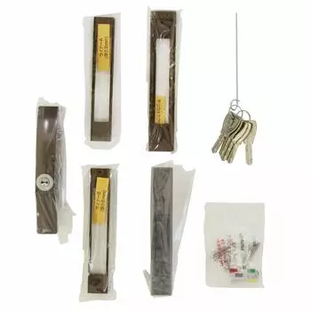 Waki Sangyo MIWA Universal Sliding Door Lock Set of 5 Keys Bronze PS-SL09-1LS-B бронзовый