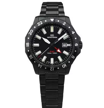 Wakmann Наручные кварцевые швейцарские мужские часы WM0905.557.21BK чёрный