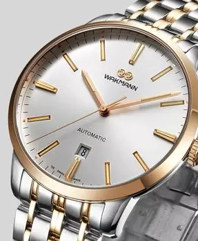 WAKMANN наручные механические швейцарские мужские часы WM0501.775.81
