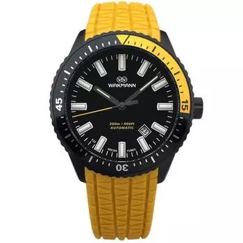 WAKMANN наручные механические швейцарские мужские часы WM0903.595.21BKYL2