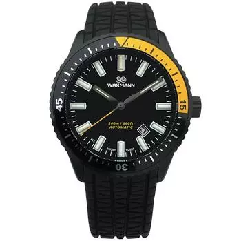 WAKMANN наручные механические швейцарские мужские часы WM0903.595.21BKYL1