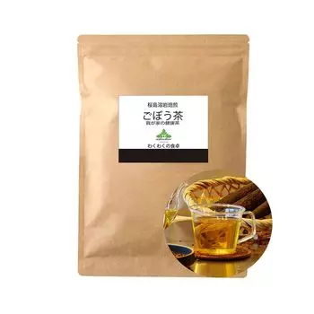 Wakuwakuen Burdock Tea Tea Bags Domestic Burdock Tea Inulin Healthy Tea (100 Packs) Caffeine-Free Additive-Free